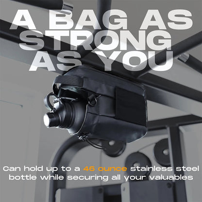 Belro magnetic water bottle gym bag with durable fabric and convenient carrying straps, designed for fitness and travel.