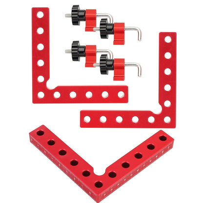 Belro 90° 120mm woodworking clamp, tool and hardware for woodworking projects, showing the clamp's metal frame and jaw opening.