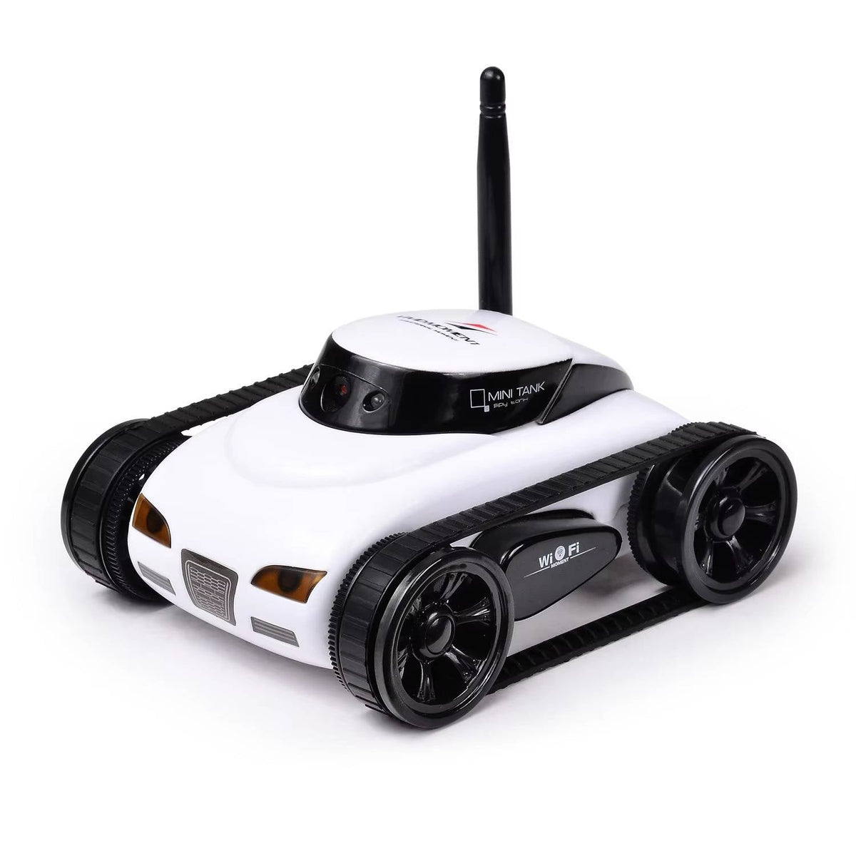 Belro remote control car with built-in camera, toy vehicle featuring sleek design and camera lens on top for outdoor play