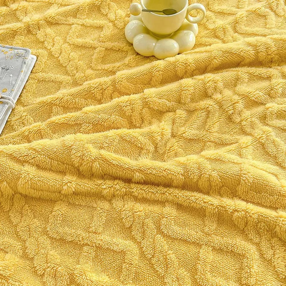 Soft Belro fleece blanket for men, cozy and warm, shown folded with a textured fleece surface.