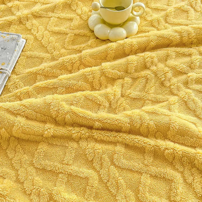 Soft Belro fleece blanket for men, cozy and warm, shown folded with a textured fleece surface.