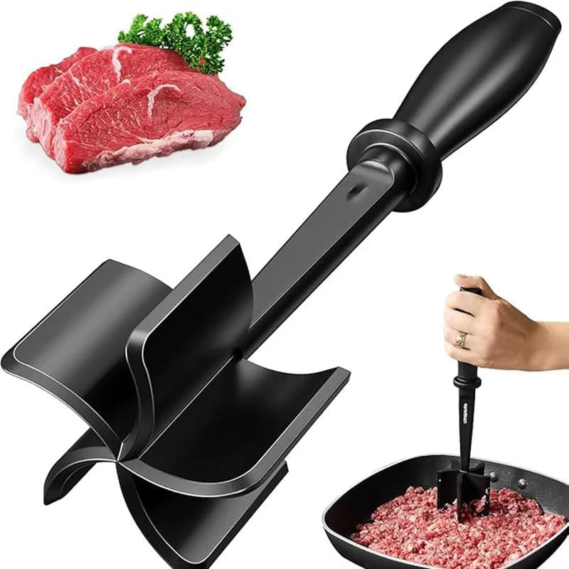 Belro meat chopper with heat-resistant handle, electric kitchen appliance for ground meat preparation, durable and easy to use