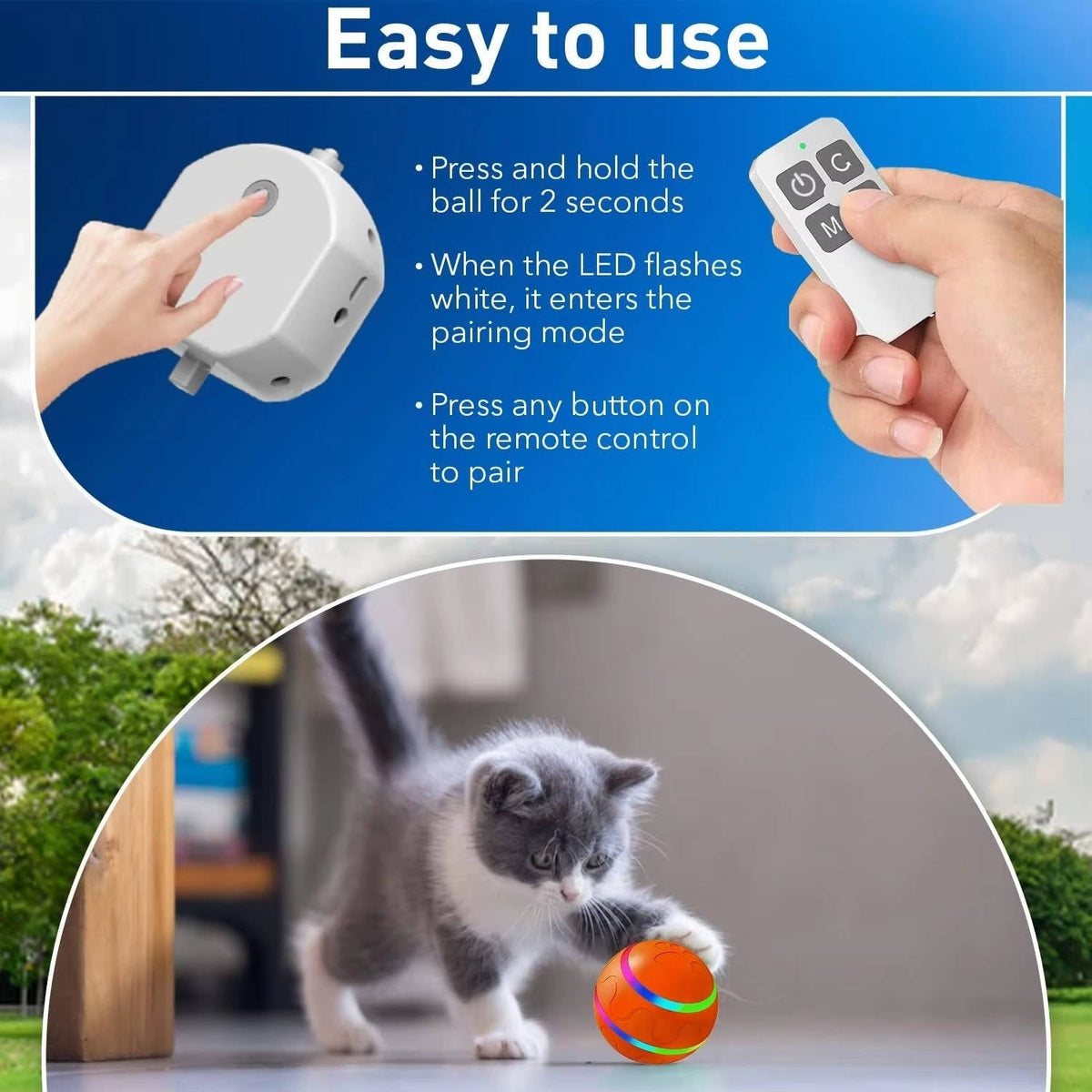 Belro interactive dog ball toy from pet supplies, designed for playful dogs, featuring colorful, durable material for engaging fun.