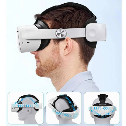 Belro VR head strap for electronics and camera accessories, adjustable strap with comfortable padding for secure fit.