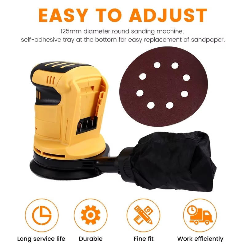 Belro brushless orbital electric sander with ergonomic design and dust collection port for smooth sanding tasks.