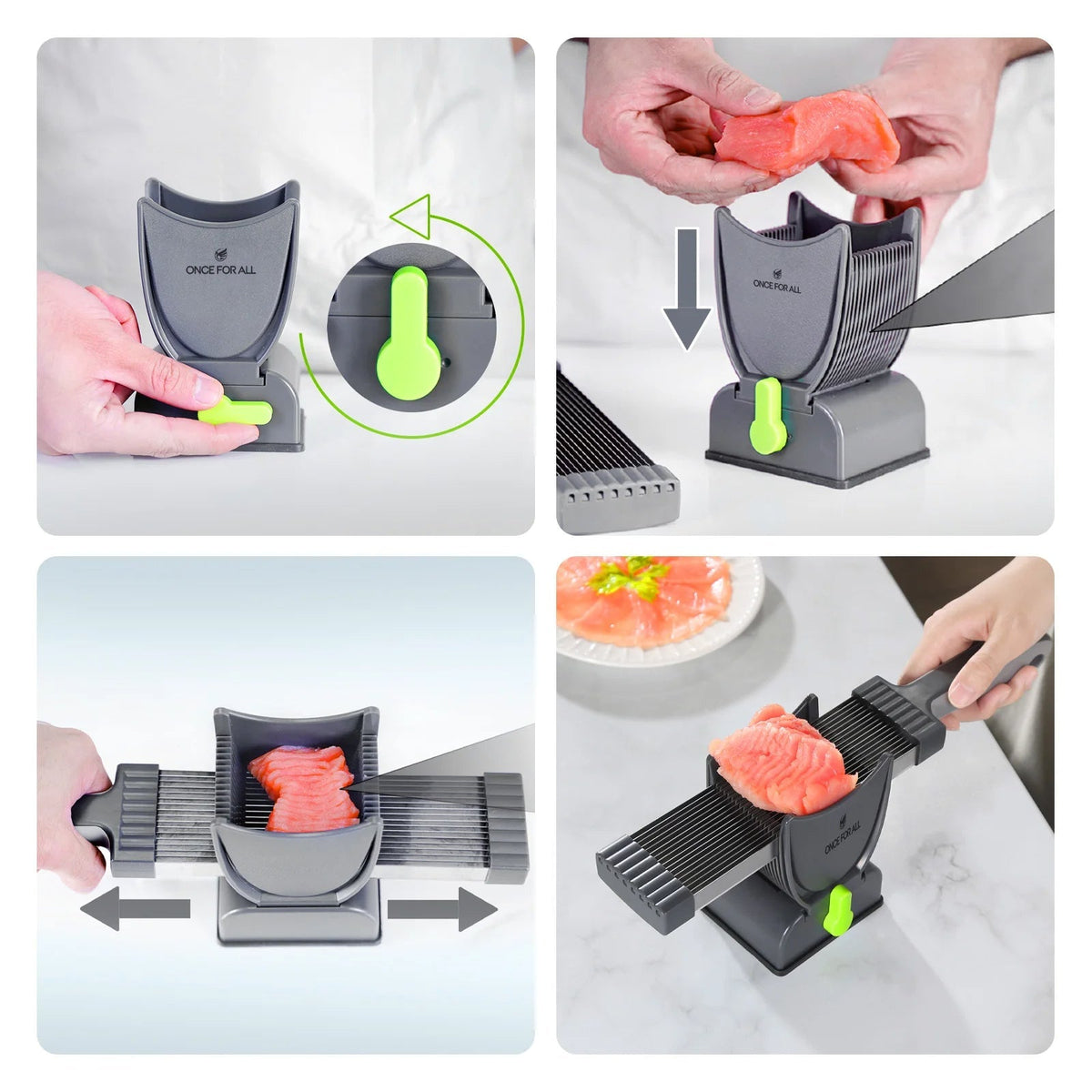 Belro manual food and meat slicer for home use, featuring adjustable blades for precise slicing of meats and vegetables.