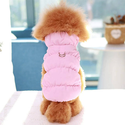 Belro warm winter dog jacket for small and medium dogs, cozy outdoor clothing with adjustable straps and soft lining.