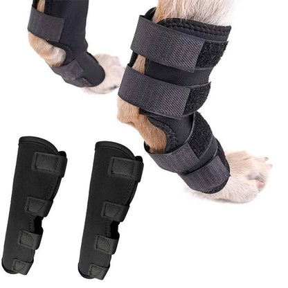 Belro orthopedic dog braces suspenders accessory with adjustable straps shown on a dog for support and comfort.