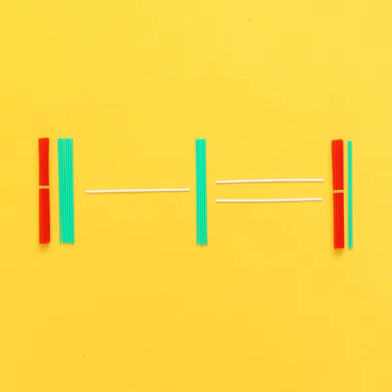 Belro Counting Sticks educational toy for cats, colorful plastic sticks for interactive pet play and learning.
