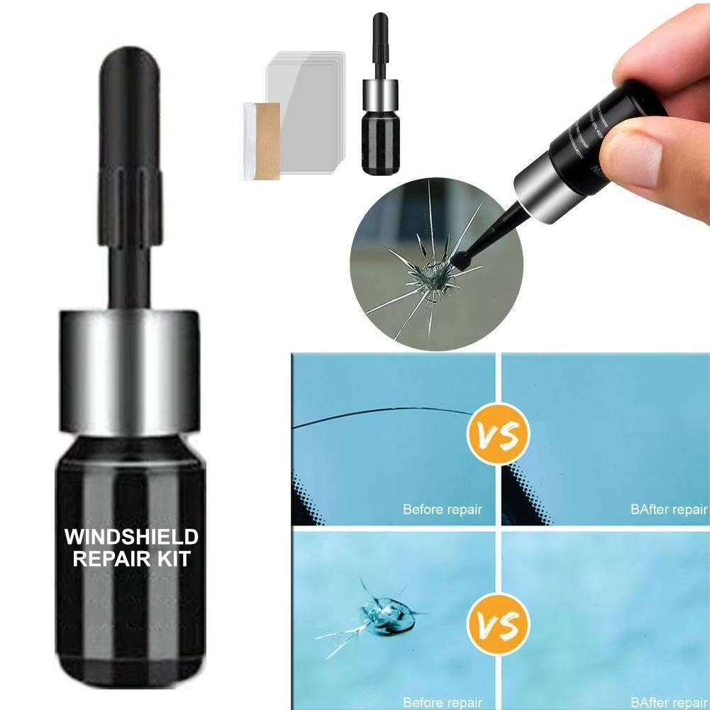 Belro windshield repair kit for home and garden, includes tools and materials for fixing cracked or chipped vehicle windshields.