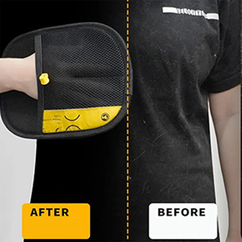 Belro double-sided grooming gloves for pet hair removal, showing soft silicone tips and flexible design for effective grooming.