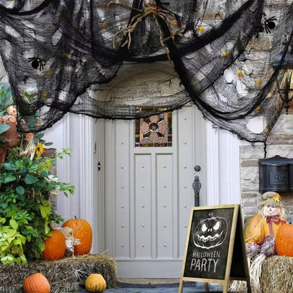 Belro Halloween yard decorations featuring spooky tools and hardware-themed props for outdoor Halloween decor.