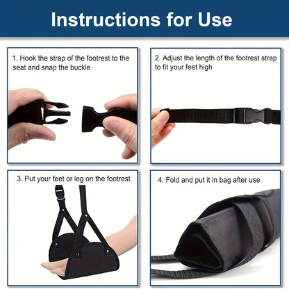 Belro 2-set foot hammock for outdoor relaxation, featuring sturdy fabric and secure hanging straps in a garden setting.