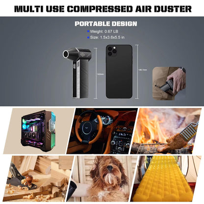 Belro cordless jet blower fan for outdoor use, lightweight and handheld for efficient yard and garden cleaning.