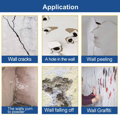 Belro drywall patch kit with repair cream for wall mending, featuring tools and materials for drywall wall repair.