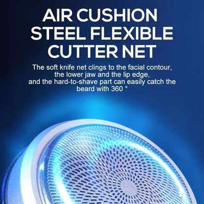 Belro Mini Portable Electric Shaver for personal care, compact and handheld grooming device with adjustable trimming head.