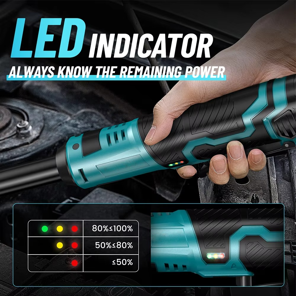 Belro electric wrench ratchet, compact hand tool with ergonomic grip, designed for efficient tightening and loosening bolts.