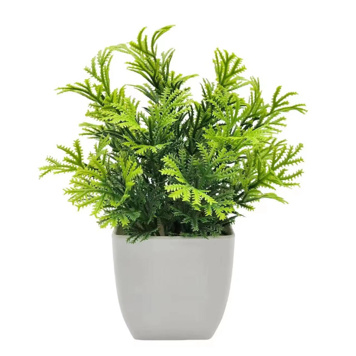 Artificial plants in decorative pots from Belro, ideal for home and garden decor, showcasing lush greenery and stylish containers.