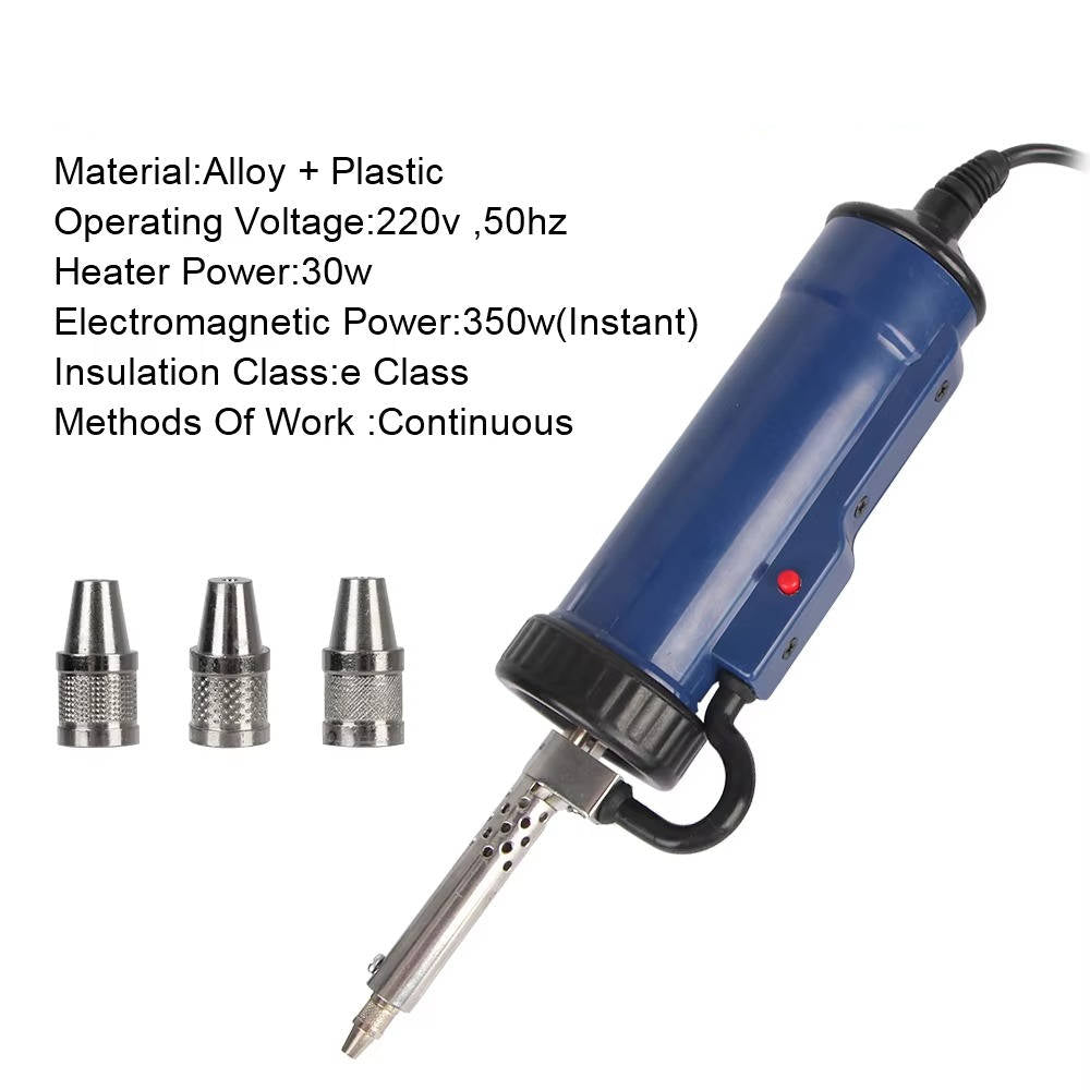 Belro automatic desoldering machine with three suction nozzles for precise solder removal in tools and hardware applications.