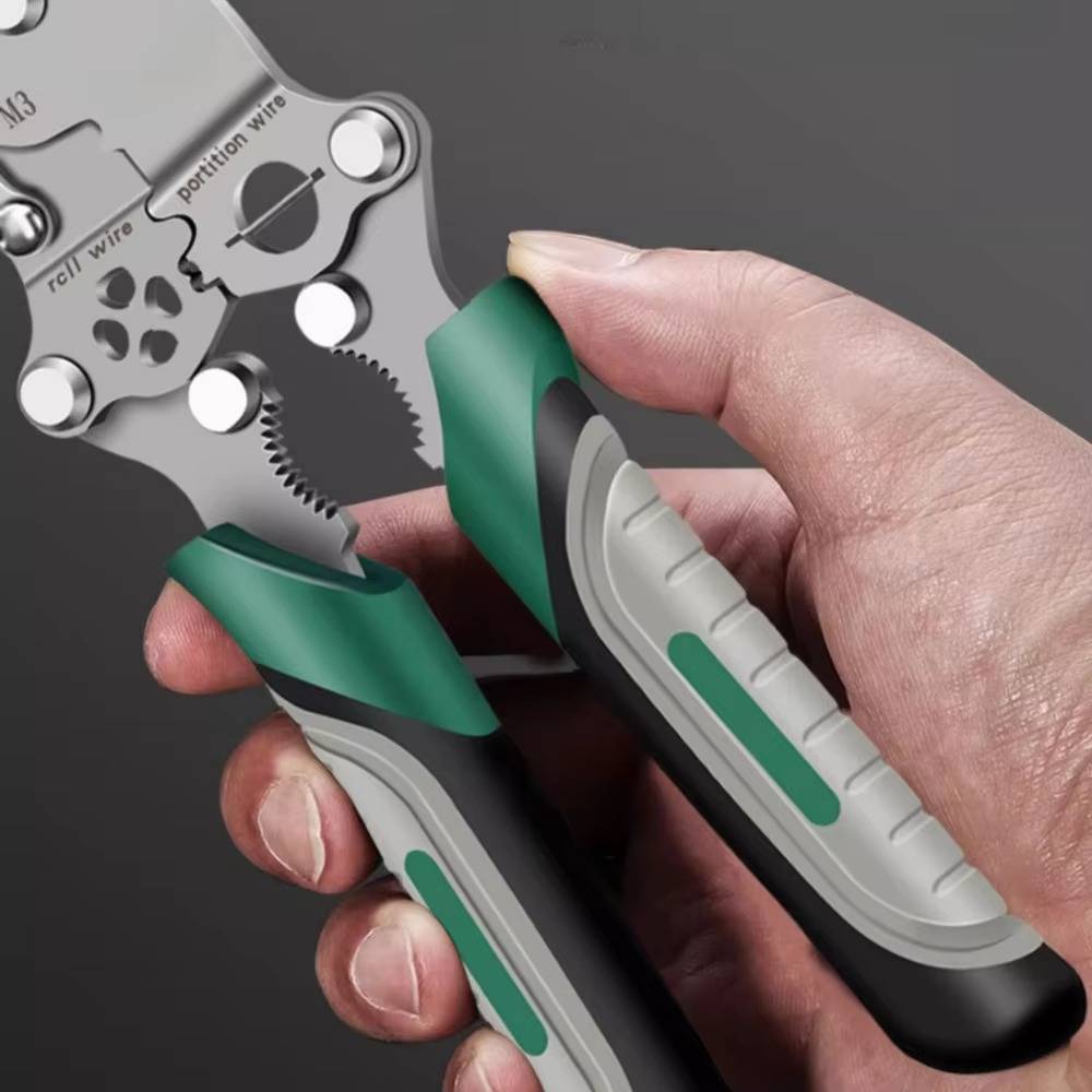 Belro multifunctional wire stripper tool for tools and hardware, featuring adjustable blades and ergonomic handle design.
