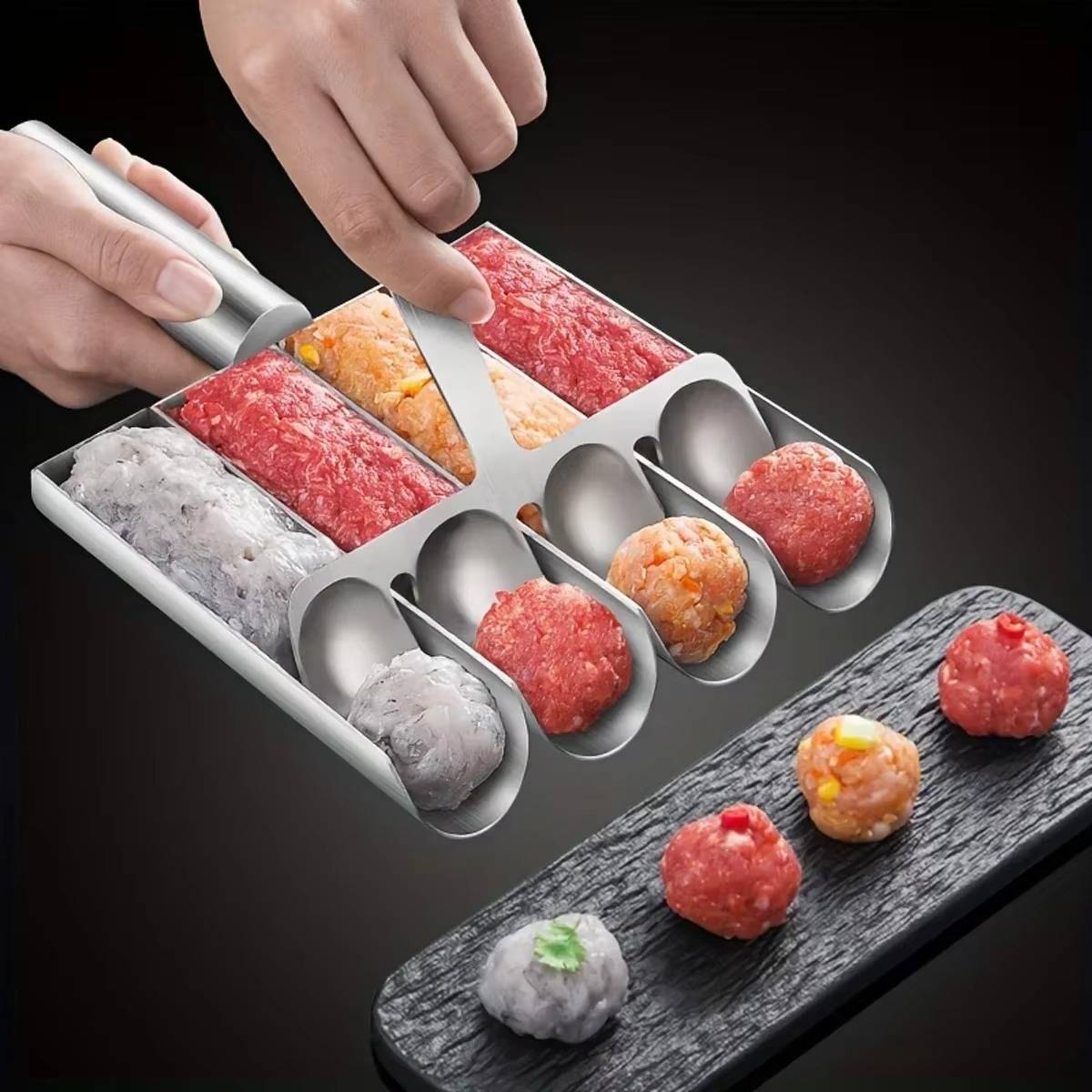 Belro meatball maker for home and kitchen use, featuring a compact design for easy meatball shaping and preparation.
