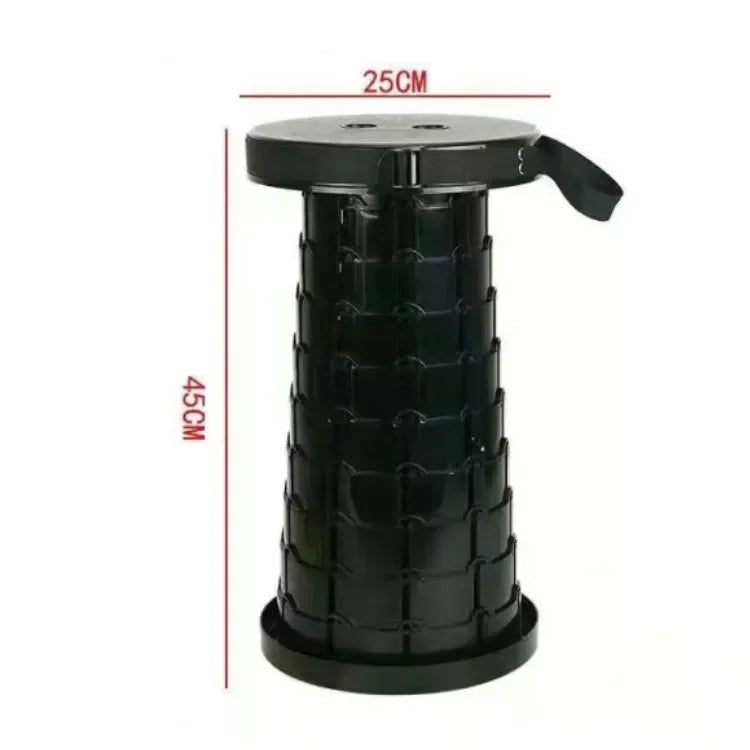 Belro collapsible folding telescopic stool in a compact, portable design for home and garden use.