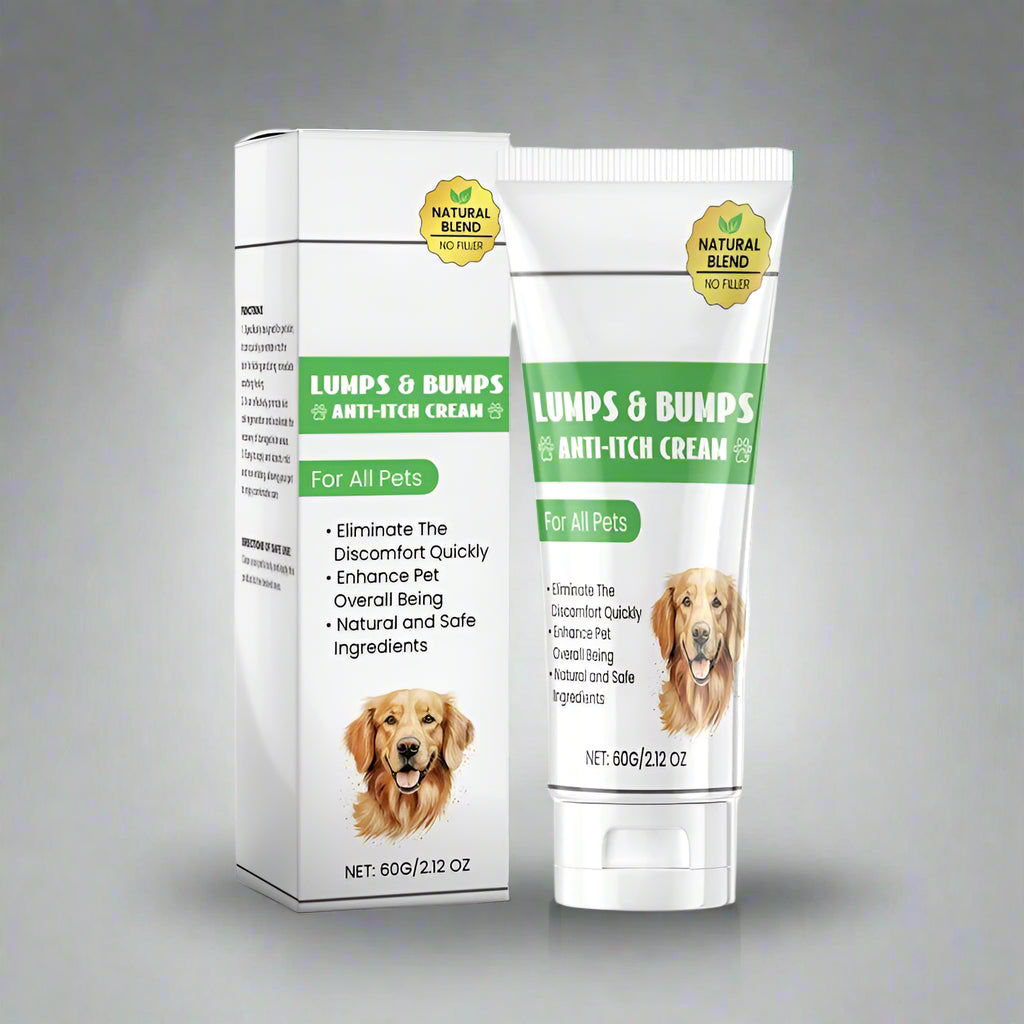 Belro 60g anti-itch cream for dogs and cats, pet supplies with a tube of soothing topical treatment for skin irritation.