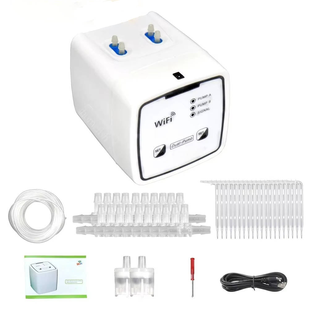 Belro WiFi Smart Automatic Waterer for Plants, suitable for up to 20 outdoor pots, with digital controls and water flow system.
