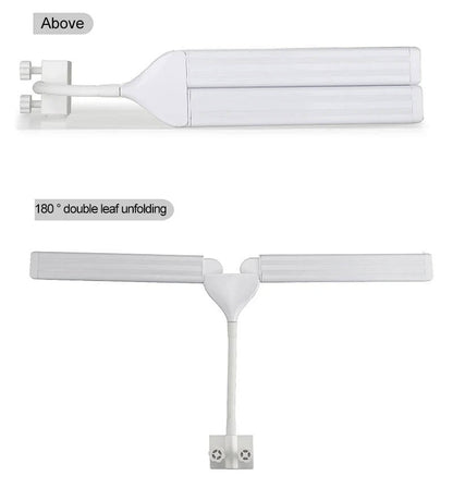 Belro super bright LED aquarium clip-on light for fish tanks and aquatic plant growth, full spectrum illumination in a sleek design.