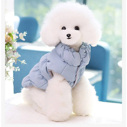 Small and medium Belro winter dog jacket, warm and cozy clothing for dogs to keep them comfortable in cold weather.