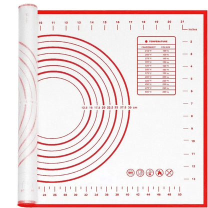 Belro 80x60cm silicone baking mat with textured surface, ideal for non-stick baking and kitchen use.