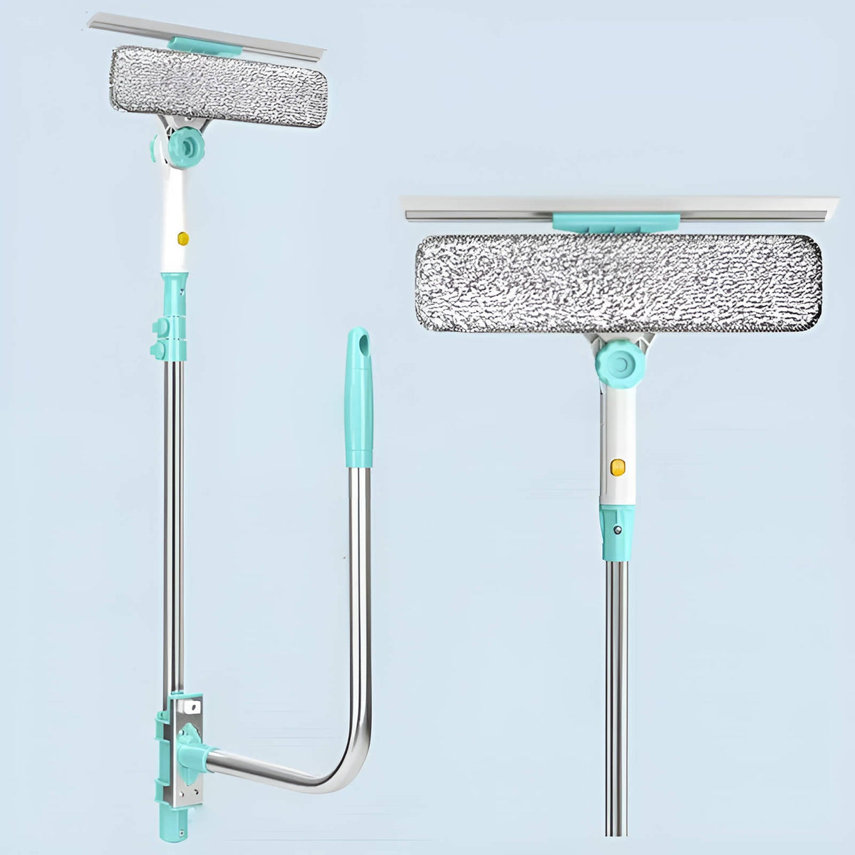 Belro long handle window cleaner brush for outdoor use, featuring a sturdy handle and cleaning head for easy window washing.