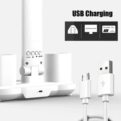 Belro 3-in-1 multifunction desk lamp with adjustable arm and built-in LED lighting for versatile home or office use