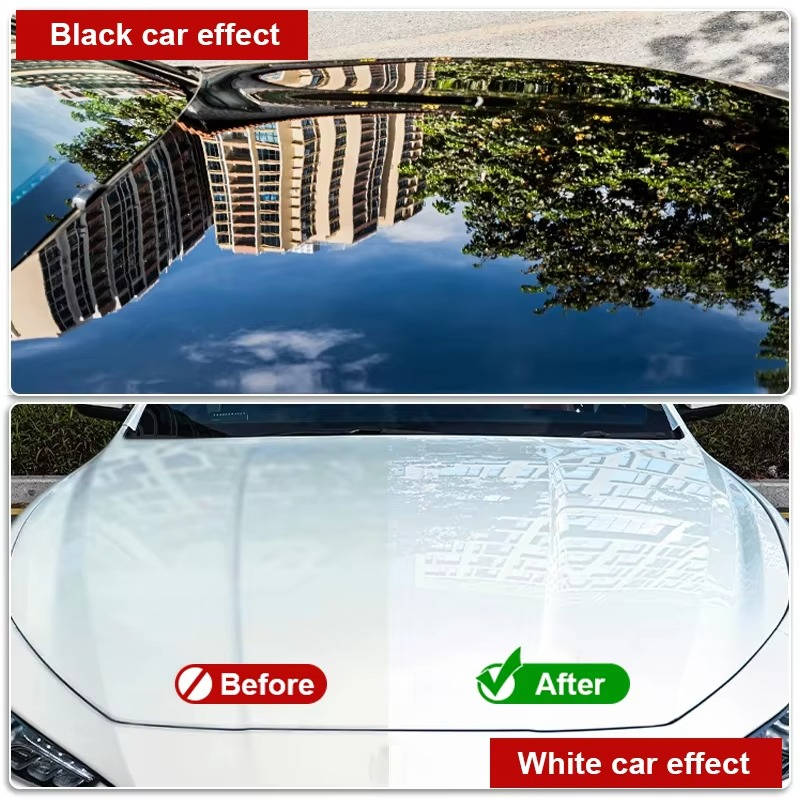 Belro ceramic coating for cars applied on vehicle surface, providing a glossy, protective finish for automotive detailing.