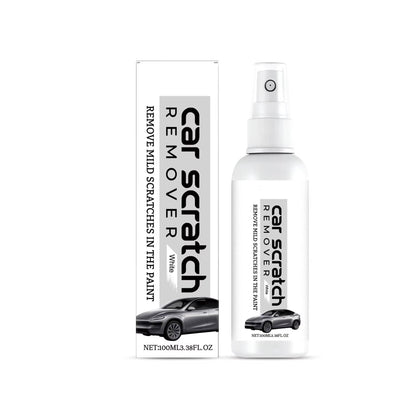 Belro Car Scratch Remover Spray shown in a spray bottle, designed to repair and restore vehicle paint scratches effectively.
