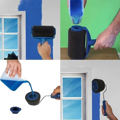 Belro self-priming paint brush roller for smooth painting, featuring ergonomic handle and high-quality roller cover.