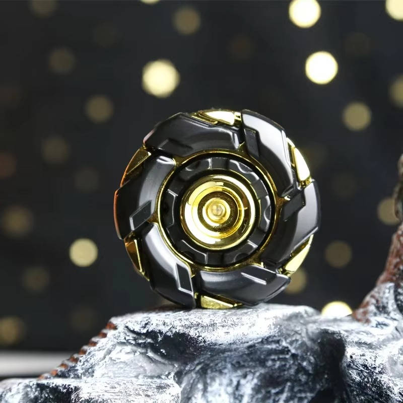 Belro metal fidget spinner toy with three spinning arms and sleek silver finish, designed for stress relief and focus.