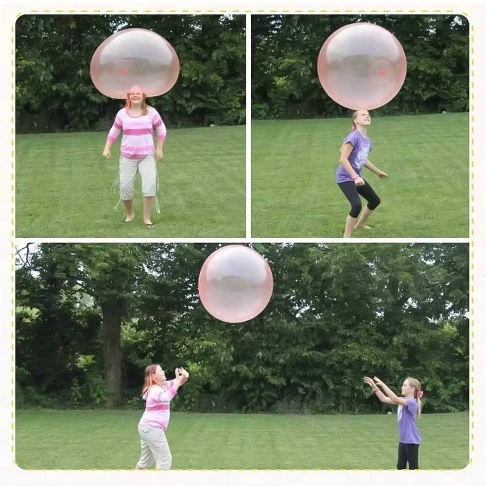 Three giant jelly balloon balls from Belro, colorful inflatable toy set perfect for outdoor play and fun activities.