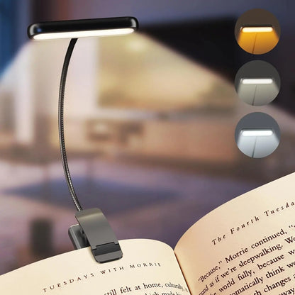 Belro LED Book Light for office and stationery, compact clip-on reading light with adjustable brightness.