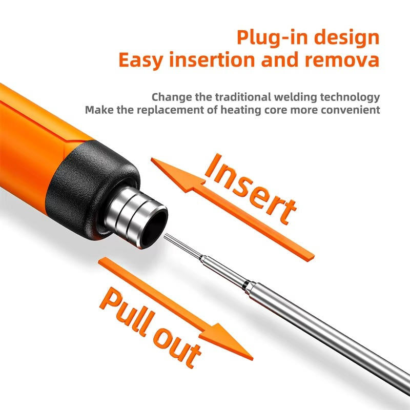Belro digital electric soldering iron set with adjustable temperature control, precision tip, and ergonomic handle for electronics work.