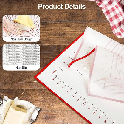 Belro silicone baking mat measuring 80x60cm for kitchen and cookware use, ideal for baking and non-stick food preparation.