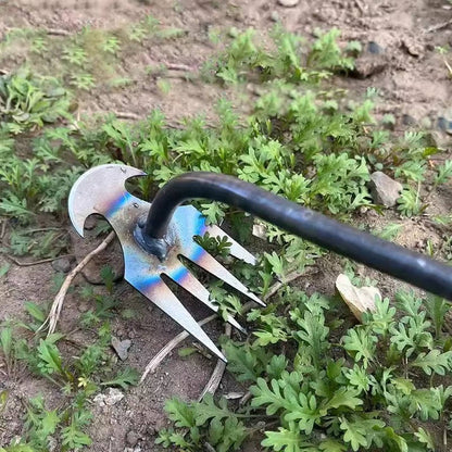Belro men's weed tool remover in clothing, showcasing the compact, durable design ideal for outdoor gardening tasks