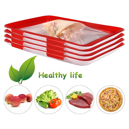Belro food preservation tray for long-term food storage, featuring multiple compartments for organized kitchen and pantry use.