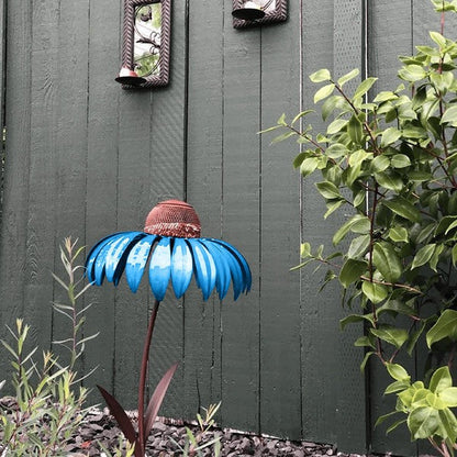 Belro Coneflower Bird Feeder with vibrant flower design for garden decoration and bird feeding.