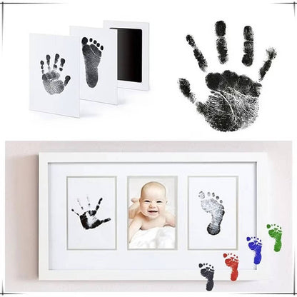 Belro Dog Paw Print Kit showing assorted paw print stamps and ink pads for pet grooming and craft projects.