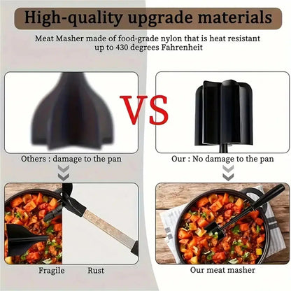 Belro meat chopper for kitchen use, featuring a sturdy handle and stainless steel blades for efficient ground meat preparation.