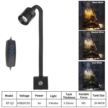 Belro LED light for fish tank, illuminating aquarium with bright, energy-efficient lighting, suitable for freshwater and saltwater aquariums.