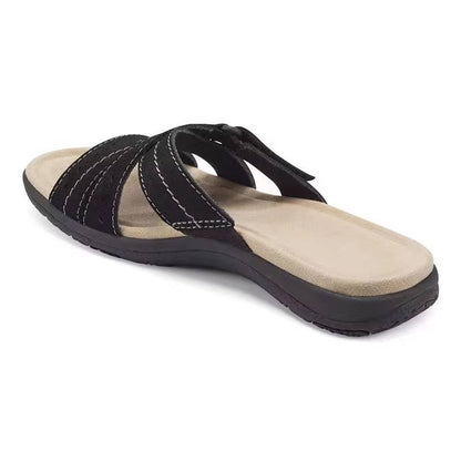 Belro orthopedic toe sandals for women featuring supportive straps and cushioned soles, designed for comfort and foot health.
