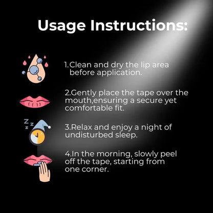 Belro anti snoring patch on nose for improved breathing, designed to reduce snoring and promote restful sleep.