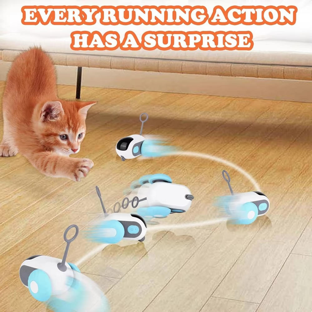 Belro remote control cat toy with colorful moving parts, designed to entertain and engage cats during playtime.